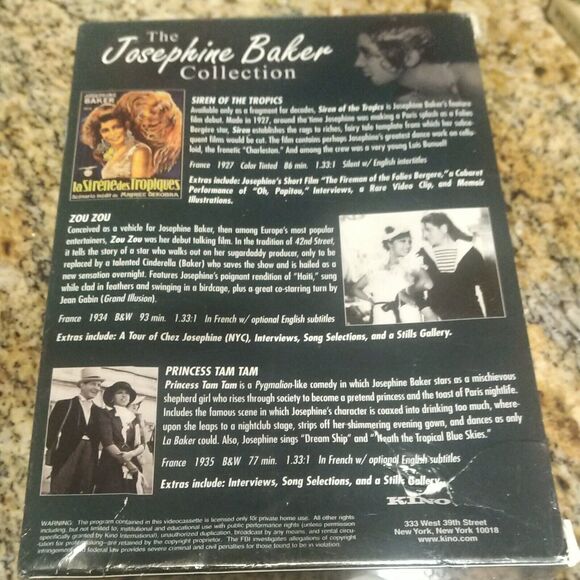 Josephine Baker - The Josephine Baker Collection [New DVD] Black & White, Subtit - Picture 5 of 9